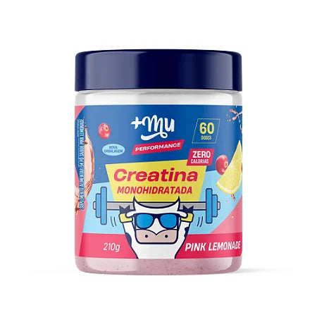 +Mu Creatina Monohidratada - Pink Lemonade (210g)